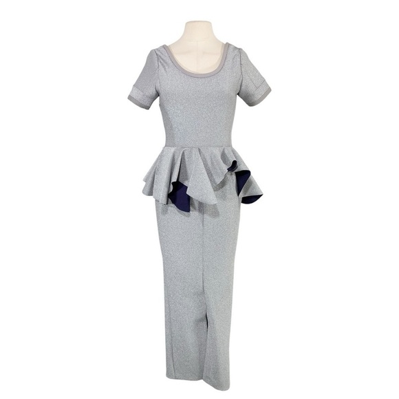 ViKtor & Rolf Scoop Neck Peplum Gown Size XS - Picture 1 of 8